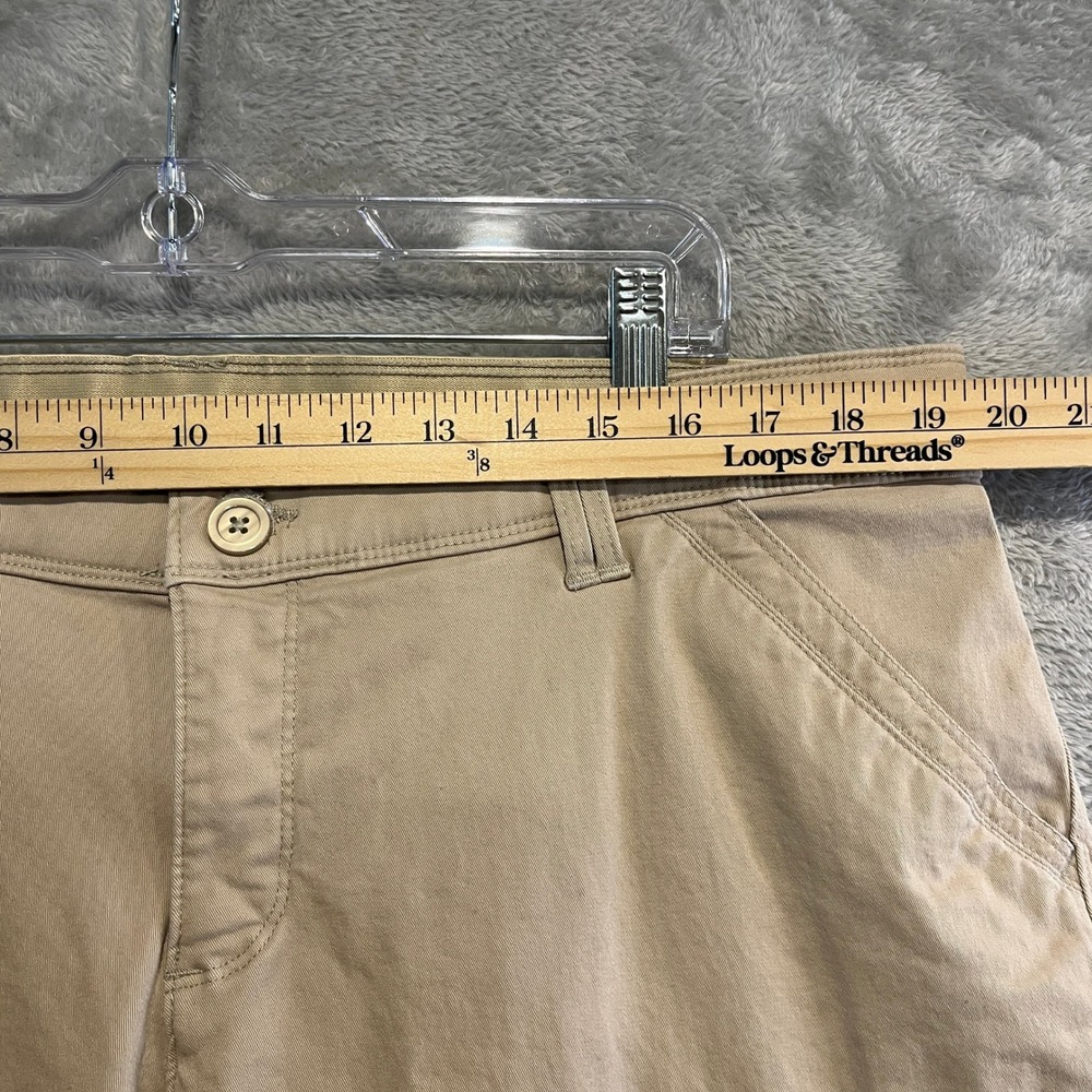 Lee Chino Pants Womens 18W Khaki Sinfully Soft Straight Leg Stretch 4851816 - Picture 3 of 8